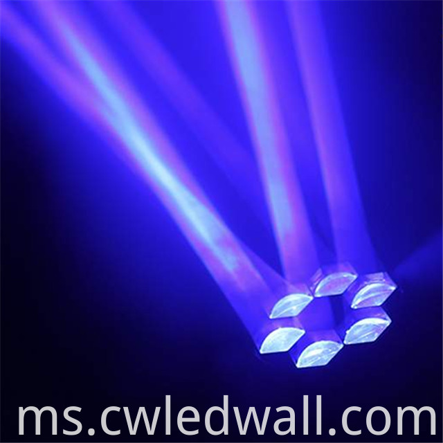 6×15W Mini Bee Eye Stage Lights effect display